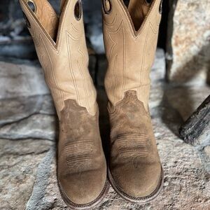 Tecovas The Prescott Mens Sandstone Suede Mens 10 D